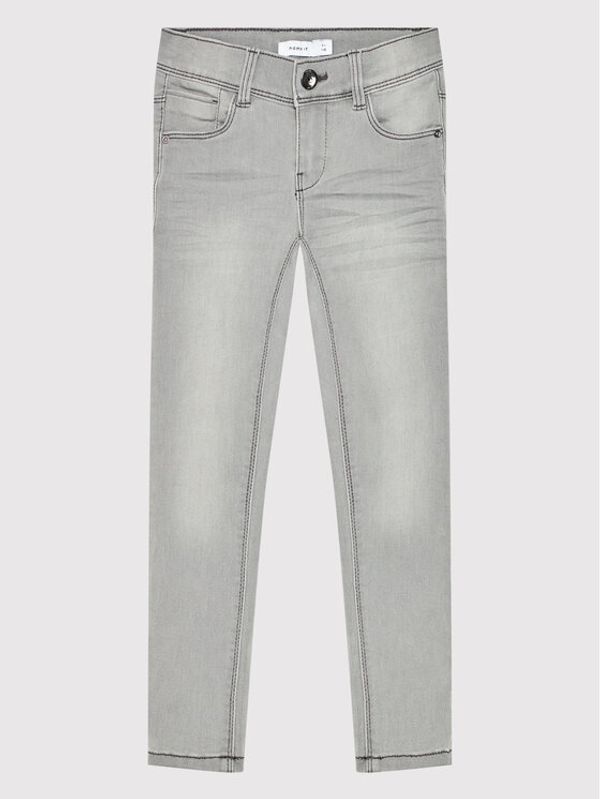 NAME IT NAME IT Дънки Polly 13197308 Сив Skinny Fit