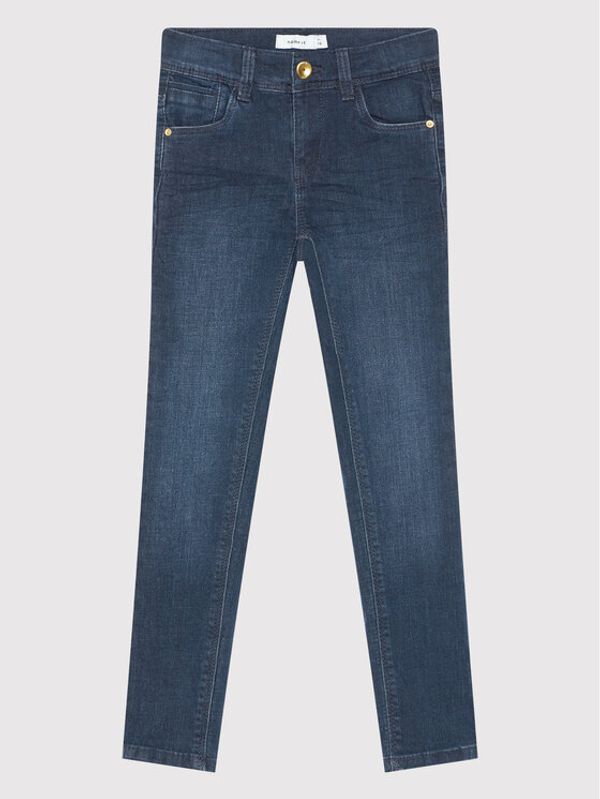 NAME IT NAME IT Дънки Polly 13197308 Тъмносин Skinny Fit