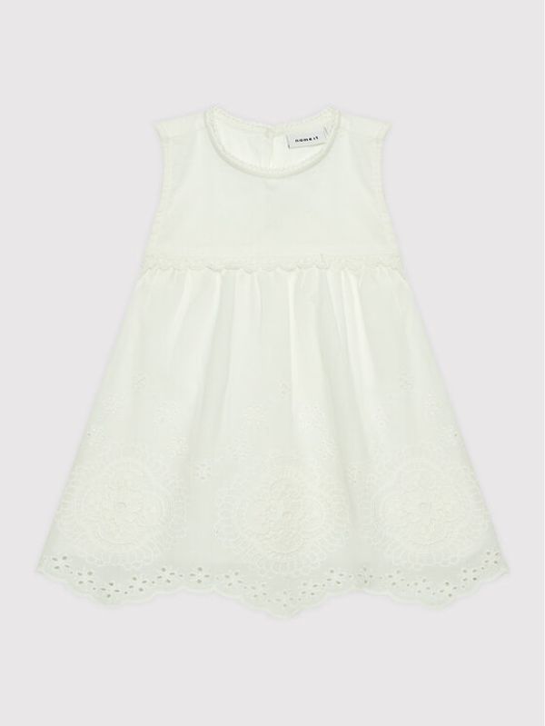 NAME IT NAME IT Елегантна рокля 13200129 Бял Regular Fit