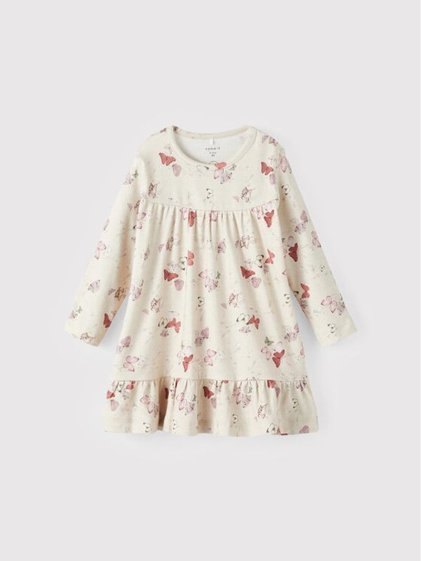 NAME IT NAME IT Ежедневна рокля 13201170 Бежов Regular Fit