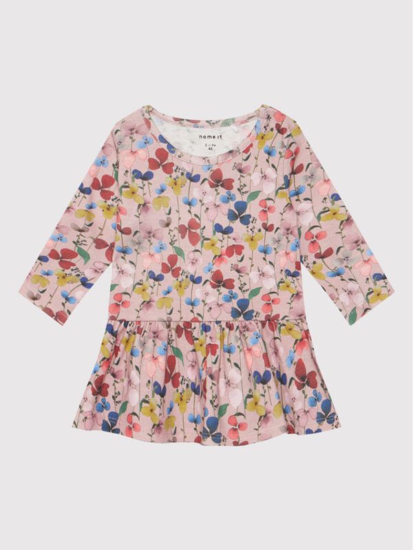 NAME IT NAME IT Ежедневна рокля 13201243 Розов Regular Fit