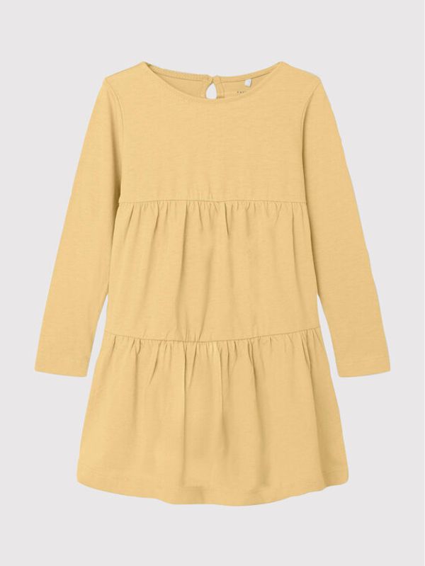 NAME IT NAME IT Ежедневна рокля 13204676 Жълт Regular Fit