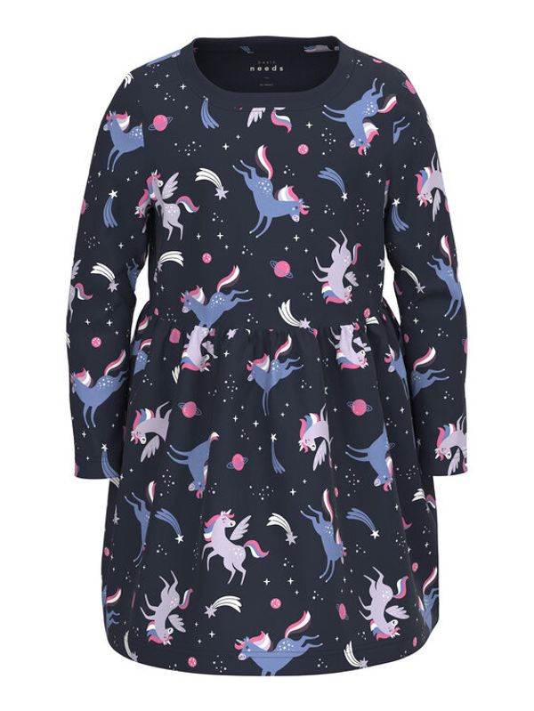 NAME IT NAME IT Ежедневна рокля 13209996 Тъмносин Regular Fit