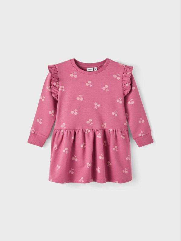 NAME IT NAME IT Ежедневна рокля 13213298 Розов Regular Fit