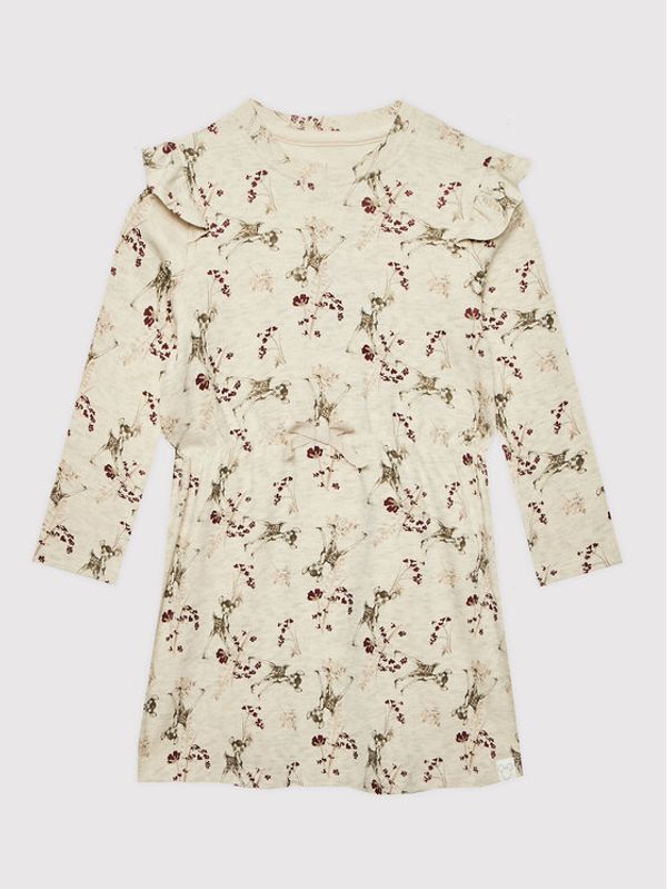 NAME IT NAME IT Ежедневна рокля DISNEY 13201545 Бежов Regular Fit