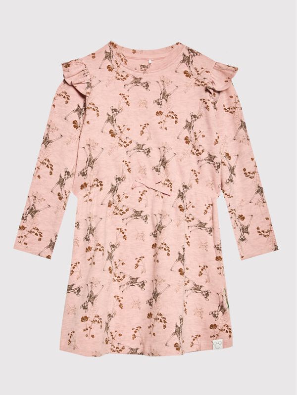 NAME IT NAME IT Ежедневна рокля DISNEY 13201545 Розов Regular Fit