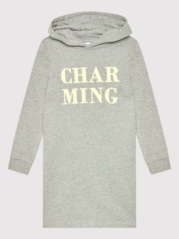 NAME IT NAME IT Ежедневна рокля Tame 13198726 Сив Loose Fit