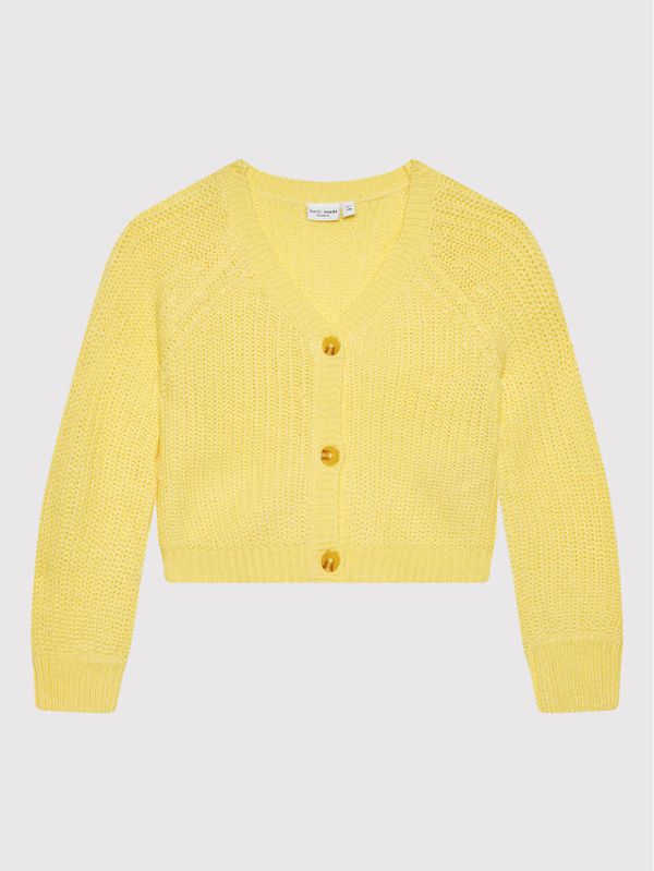 NAME IT NAME IT Кардиган 13202105 Жълт Regular Fit