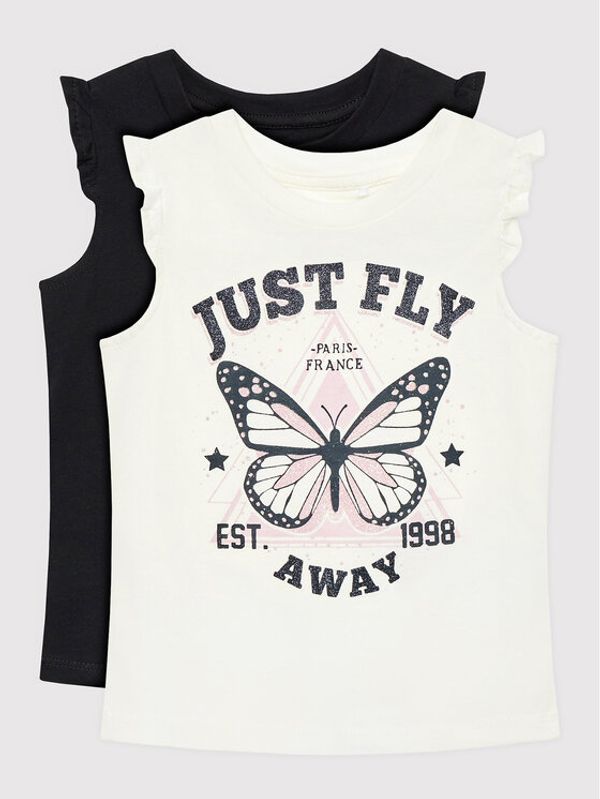 NAME IT NAME IT Комплект 2 блузи 13208353 Цветен Regular Fit