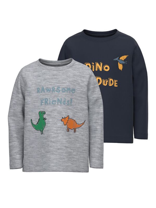 NAME IT NAME IT Комплект 2 блузи 13219585 Цветен Regular Fit