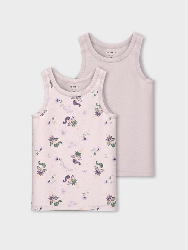 NAME IT NAME IT Комплект 2 блузи без ръкави 13206495 Розов Regular Fit