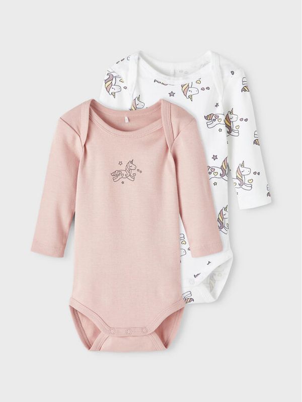 NAME IT NAME IT Комплект 2 чифта боди 13219231 Цветен Regular Fit