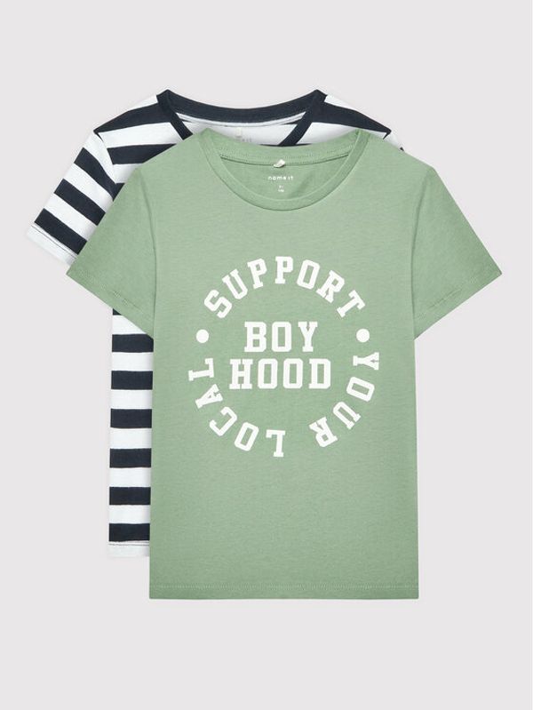 NAME IT NAME IT Комплект 2 тишъртки 13200572 Цветен Regular Fit