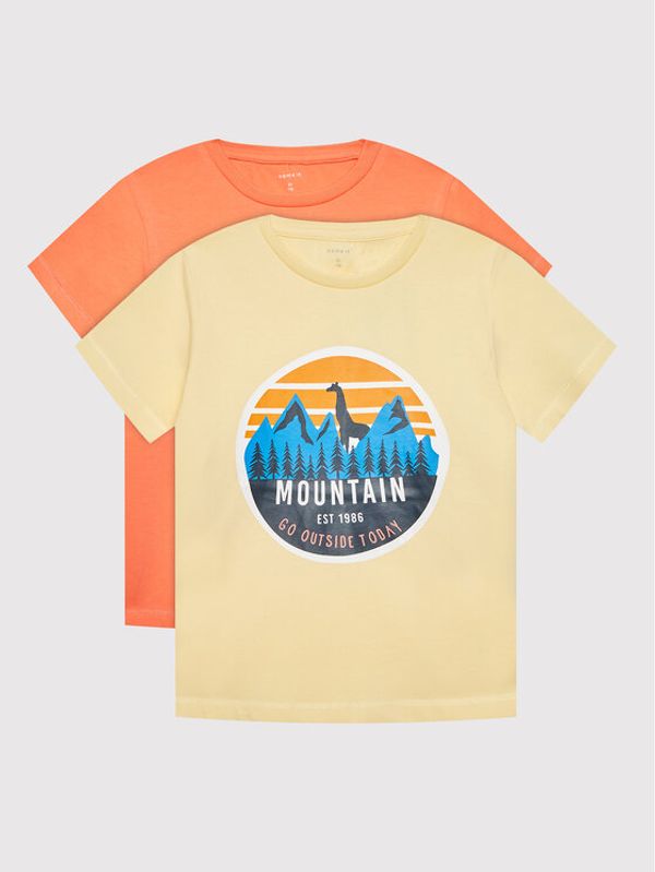 NAME IT NAME IT Комплект 2 тишъртки 13203934 Цветен Regular Fit