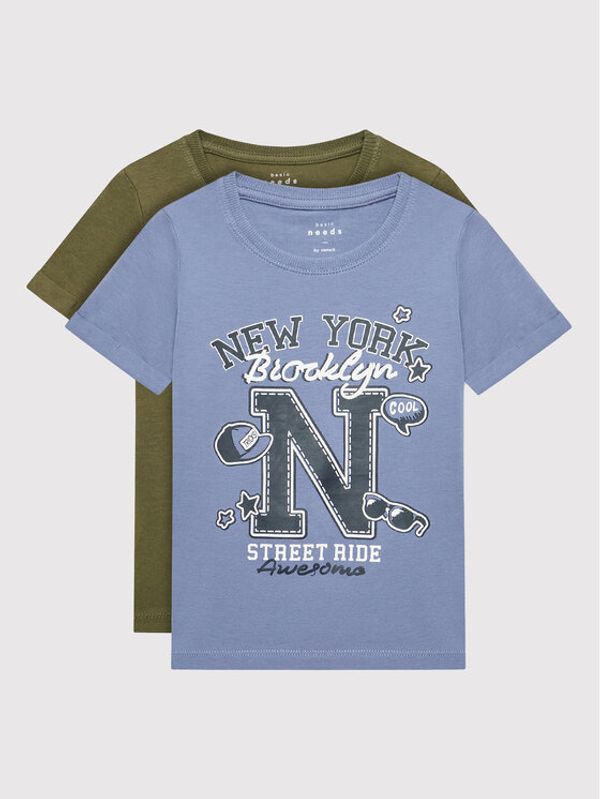 NAME IT NAME IT Комплект 2 тишъртки 13206059 Цветен Regular Fit