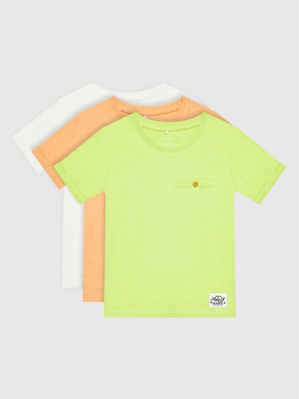 NAME IT NAME IT Комплект 3 тишърти 13206035 Цветен Regular Fit