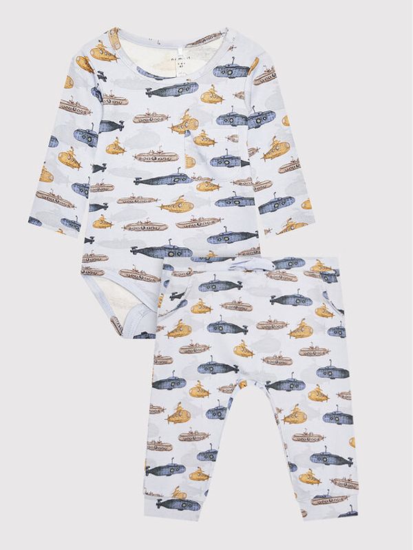NAME IT NAME IT Комплект боди и панталон 13205873 Син Regular Fit