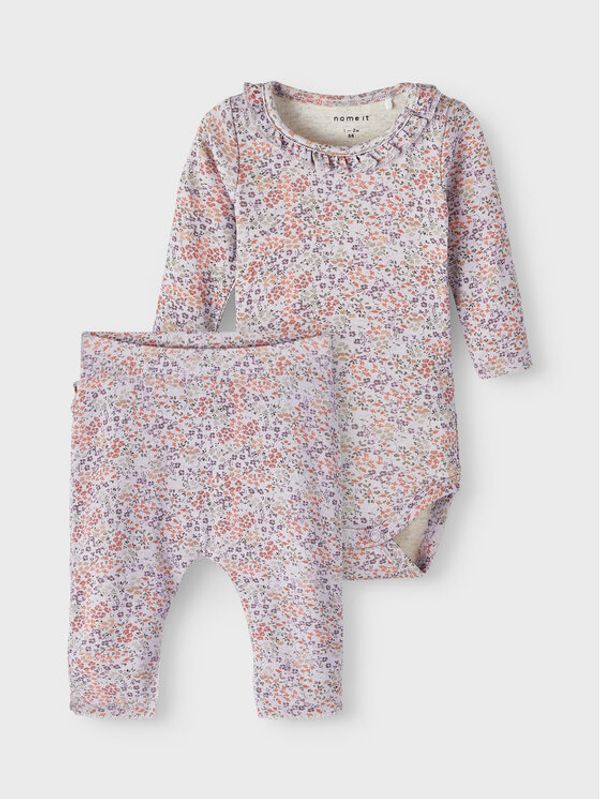 NAME IT NAME IT Комплект боди и панталон 13215288 Виолетов Regular Fit