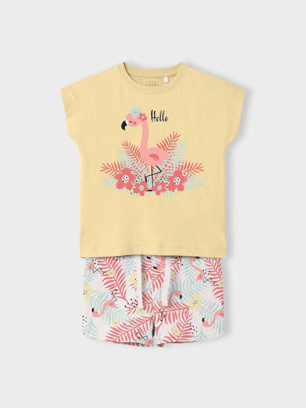 NAME IT NAME IT Комплект тишърт и панталонки 13200563 Цветен Regular Fit