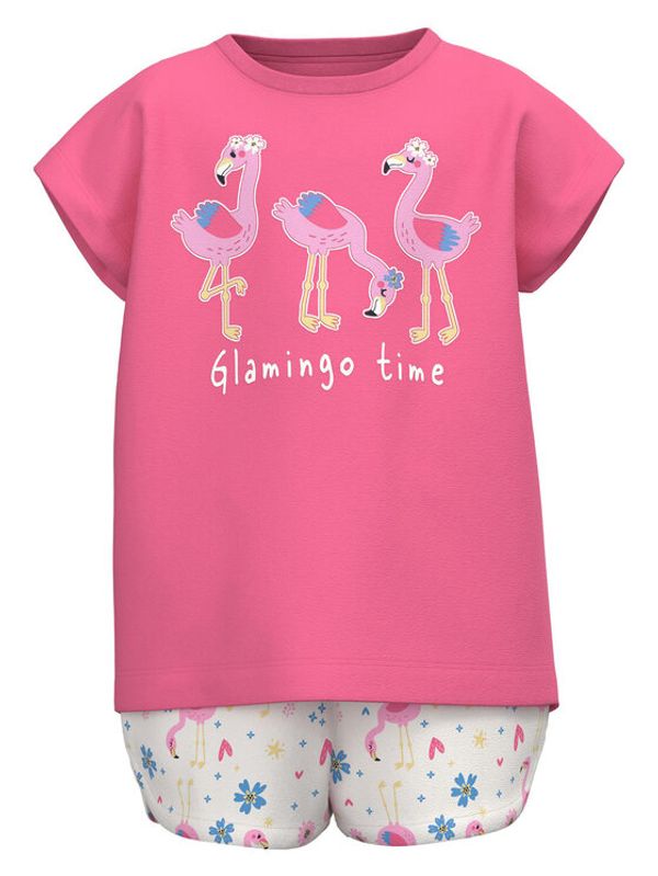 NAME IT NAME IT Комплект тишърт и панталонки 13215114 Розов Regular Fit
