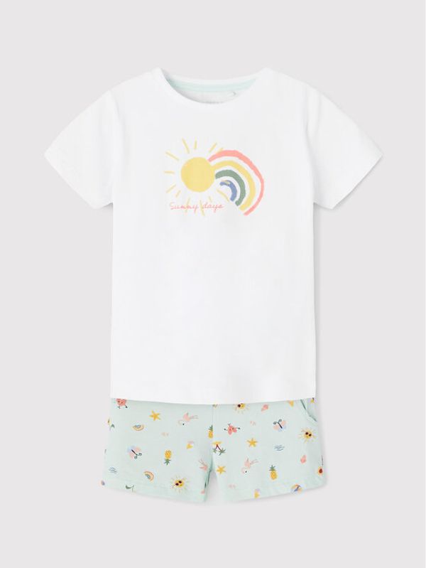 NAME IT NAME IT Комплект тишърт и спортни шорти 13199583 Цветен Regular Fit