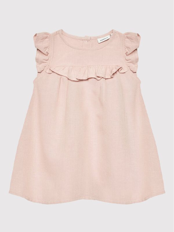 NAME IT NAME IT Лятна рокля 13200140 Розов Regular Fit