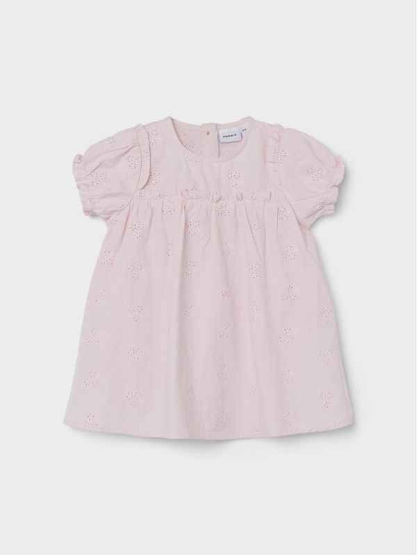NAME IT NAME IT Лятна рокля 13202646 Розов Regular Fit