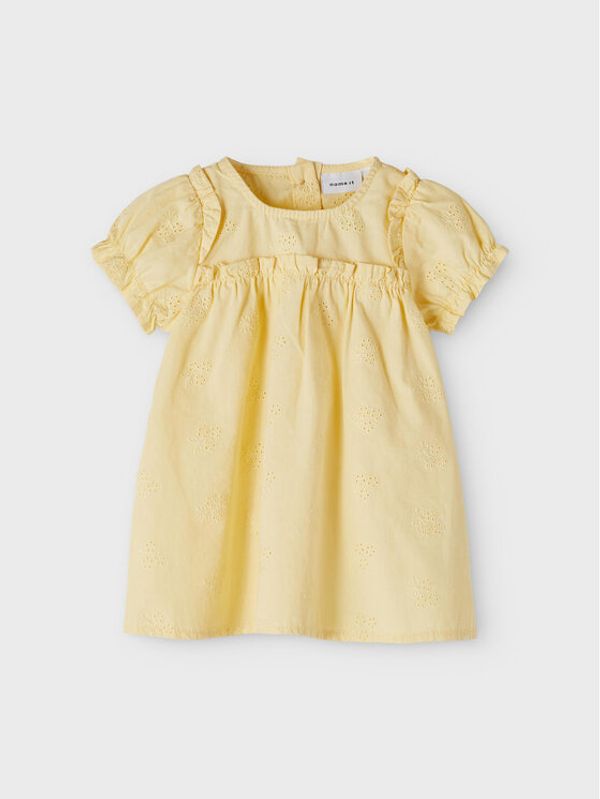 NAME IT NAME IT Лятна рокля 13202646 Жълт Regular Fit