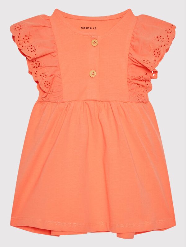 NAME IT NAME IT Лятна рокля 13203058 Оранжев Regular Fit