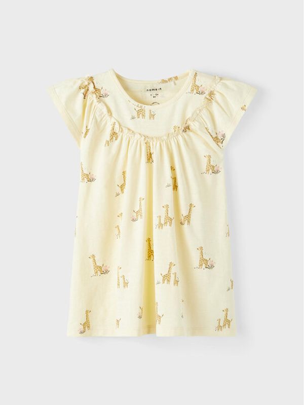 NAME IT NAME IT Лятна рокля 13203125 Жълт Regular Fit