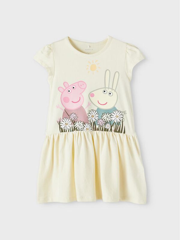NAME IT NAME IT Лятна рокля PEPPA PIG 13203498 Жълт Regular Fit