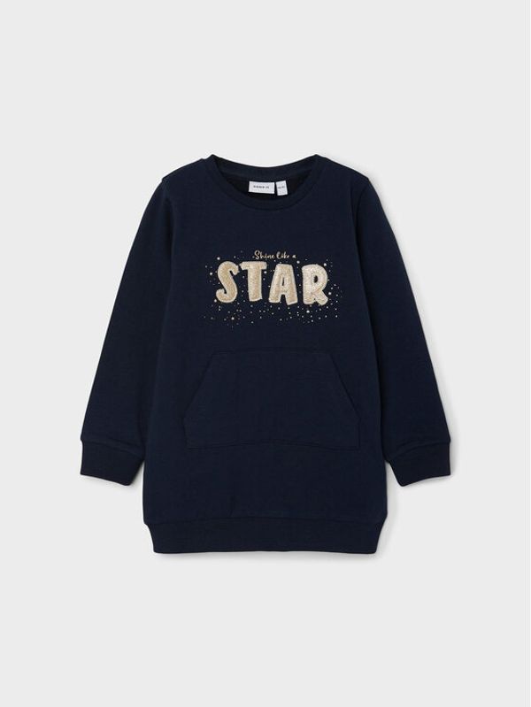 NAME IT NAME IT Плетена рокля 13210292 Тъмносин Regular Fit