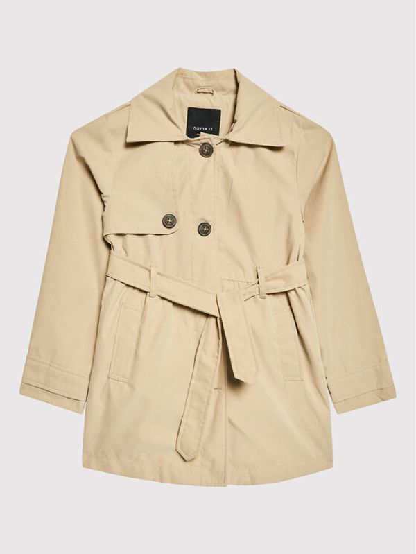 NAME IT NAME IT Преходно палто 13198031 Бежов Regular Fit