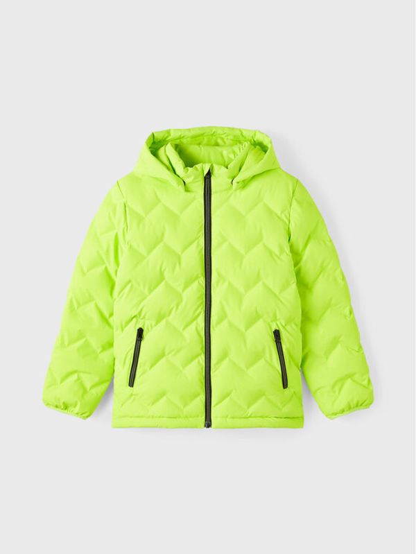 NAME IT NAME IT Пухено яке Marl 13206406 Зелен Regular Fit
