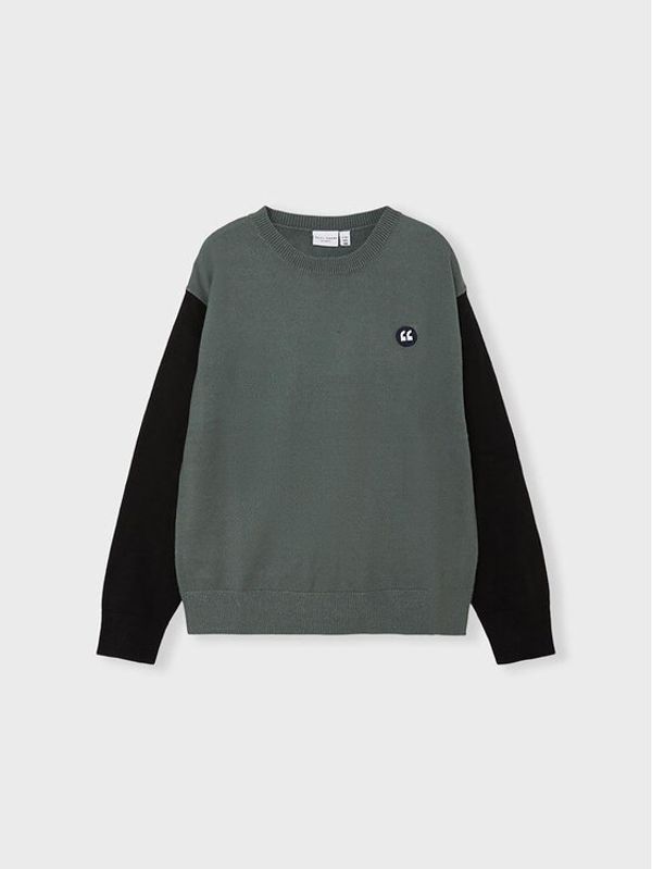 NAME IT NAME IT Пуловер 13206629 Зелен Regular Fit