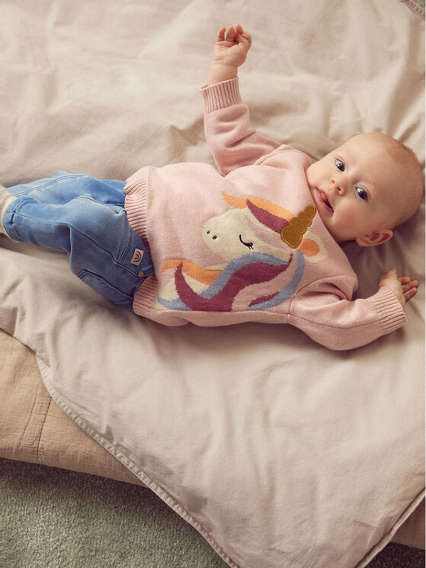 NAME IT NAME IT Пуловер 13211981 Розов Regular Fit