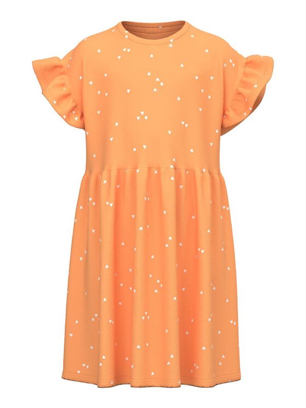 NAME IT NAME IT Рокля 13213300 Оранжев Regular Fit