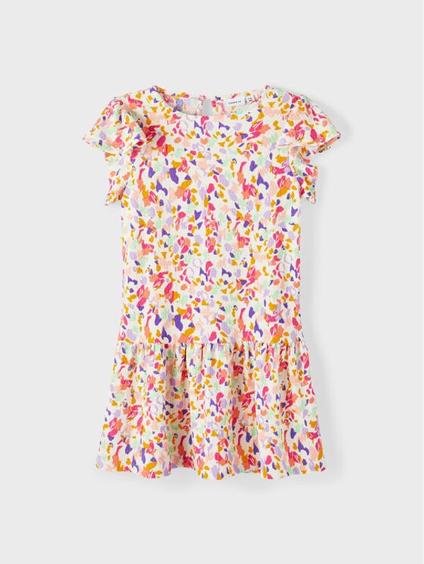 NAME IT NAME IT Рокля 13214893 Бял Regular Fit