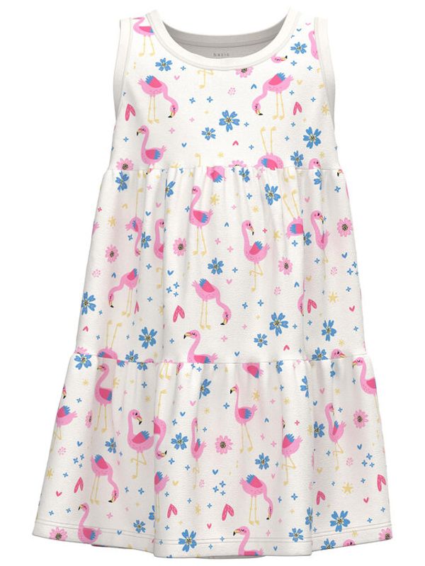 NAME IT NAME IT Рокля 13215110 Бял Regular Fit