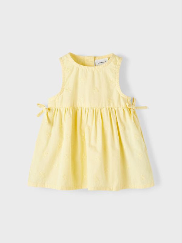 NAME IT NAME IT Рокля 13216747 Жълт Loose Fit