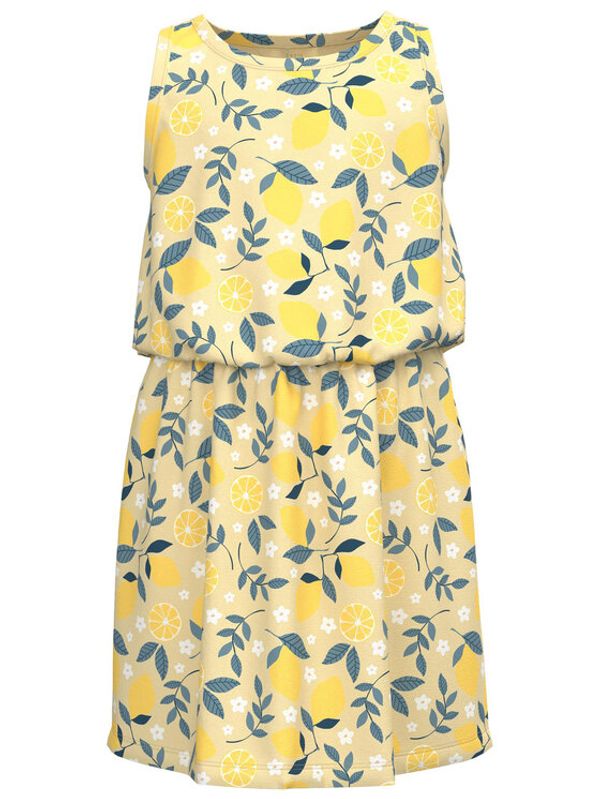 NAME IT NAME IT Рокля 13217244 Жълт Regular Fit