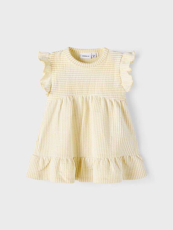 NAME IT NAME IT Рокля 13217396 Жълт Regular Fit