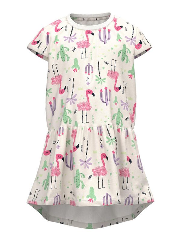 NAME IT NAME IT Рокля 13217564 Бял Regular Fit