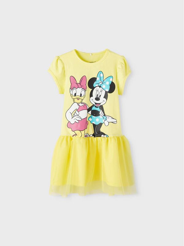 NAME IT NAME IT Рокля DISNEY 13218490 Жълт Regular Fit