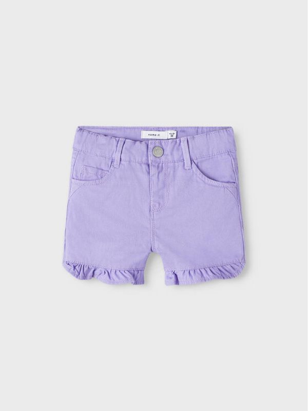 NAME IT NAME IT Шорти от плат 13214426 Виолетов Regular Fit