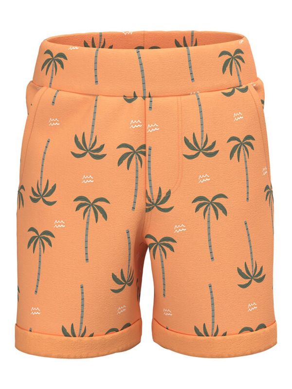 NAME IT NAME IT Шорти от плат 13216952 Оранжев Regular Fit