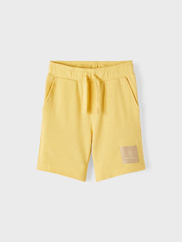 NAME IT NAME IT Шорти от плат 13217514 Жълт Regular Fit