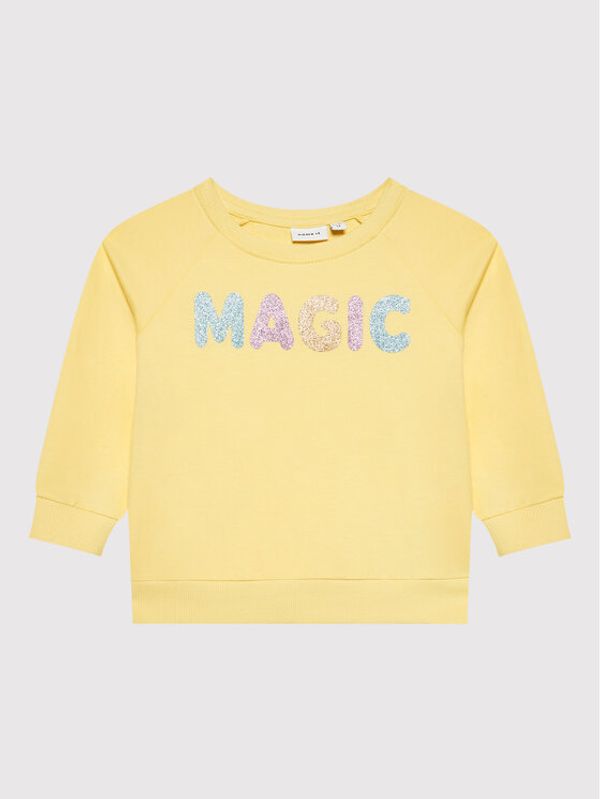 NAME IT NAME IT Суитшърт 13197712 Жълт Regular Fit