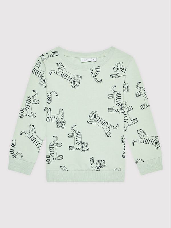 NAME IT NAME IT Суитшърт 13197721 Зелен Regular Fit