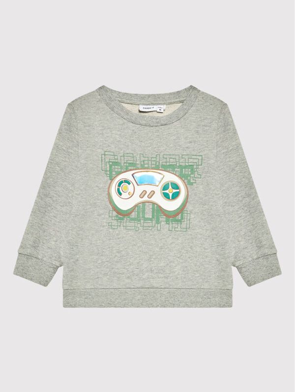 NAME IT NAME IT Суитшърт 13198281 Сив Regular Fit